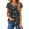 Fantaslook Womens Blouses Dressy Casual Pleated Tunic Tops Floral Ruffle Sleeve Summer Shirts