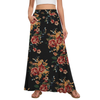 Fantaslook Long Skirts for women Boho Casual Maxi Skirt Trendy Elastic Waist Flowy Skirts with Pockets