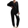 Fantaslook Womens Pajamas Sets Long Sleeve Shirts and Drawstring Pants With Pockets Two Piece Lounge Sets Fall Oufits