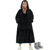 Fantaslook Wearable Blanket Hoodie Sweatshirt for Women and Men, Warm and Cozy Blanket Hoodie, Flannel Blanket with Sleeves and Giant Pocket