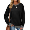 Fantaslook Color Block Sweatshirts for Women Crewneck Long Sleeve Shirts Fashion Tops Pullover Sweatshirts Fall Outfits