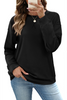 Fantaslook Pullover Sweatshirts for Women Crewneck Long Sleeve Shirts Casual Tunic Tops Fall Clothes