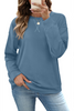 Fantaslook Pullover Sweatshirts for Women Crewneck Long Sleeve Shirts Casual Tunic Tops Fall Clothes