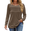 Fantaslook Long Sleeve Shirts for Women Fall Dressy Casual Blouses Fashion Pleated Tunic Tops