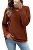 Fantaslook Pullover Sweatshirts for Women Crewneck Long Sleeve Shirts Casual Tunic Tops Fall Clothes