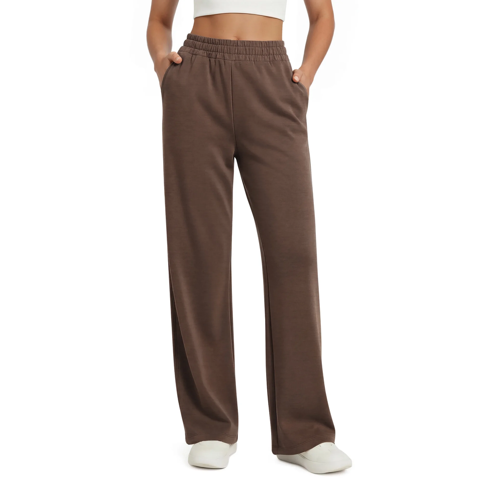 Fantaslook Womens Wide Leg Pants with Pockets High Waisted Casual Lounge Pants Work Office Pants