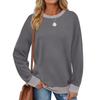 Fantaslook Color Block Sweatshirts for Women Crewneck Long Sleeve Shirts Fashion Tops Pullover Sweatshirts Fall Outfits