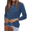 Fantaslook Fall Sweaters for Women Classic Crew Neck Knit Sweaters Casual Long Sleeve Pullover Tops