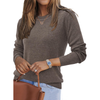 Fantaslook Fall Sweaters for Women Classic Crew Neck Knit Sweaters Casual Long Sleeve Pullover Tops
