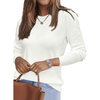 Fantaslook Fall Sweaters for Women Classic Crew Neck Knit Sweaters Casual Long Sleeve Pullover Tops