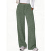 Fantaslook Fall Wide Leg Pants for Women Dressy Casual Lounge Pants Stretchy Elastic Drawstring Trousers with Pockets