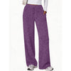 Fantaslook Fall Wide Leg Pants for Women Dressy Casual Lounge Pants Stretchy Elastic Drawstring Trousers with Pockets