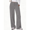 Fantaslook Fall Wide Leg Pants for Women Dressy Casual Lounge Pants Stretchy Elastic Drawstring Trousers with Pockets