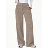 Fantaslook Fall Wide Leg Pants for Women Dressy Casual Lounge Pants Stretchy Elastic Drawstring Trousers with Pockets