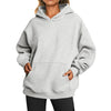 Fantaslook Hoodies for Women Oversized Fleece Sweatshirts Long Sleeve Pullover Tops Fall Outfits with Pocket