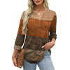 Fantaslook Womens Blouses 3/4 Sleeve V Neck Henley Shirts Dressy Casual Tops Summer Fall Fashion Clothes