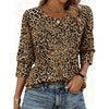Fantaslook Womens Tops 3/4 Sleeve with Buttons Dressy Casual Blouses Summer Shirts Beach Vacation Trendy Clothes