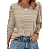 Fantaslook Womens Tops 3/4 Sleeve with Buttons Dressy Casual Blouses Summer Shirts Beach Vacation Trendy Clothes