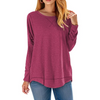 Fantaslook Womens Fall Tops Long Sleeve Shirts Casual Tunic Top Basic T Shirts Tees