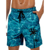 GENTS BLISS Hawaiian Men Shorts Bathing Mesh Lining Beach Shorts for Men with Pockets Swim Trunks