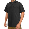 GENTS BLISS Short Sleeve Men Shirts Hiking Button Down Shirts for Men Quick Dry Fishing Men Shirts with Pocket