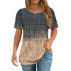 Fantaslook Women Blouses Dressy Casual Summer Short Sleeve Shirts Crew Neck Pleated Tunic Tops