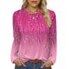 Fantaslook Women Tunic Tops Casual Long Sleeve Shirts Crew Neck Fall Tops Basic Tees Floral Dressy Blouses