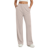 Fantaslook Womens Wide Leg Pants with Pockets High Waisted Casual Lounge Pants Work Office Pants