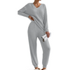 Fantaslook Womens Pajamas Sets Long Sleeve Shirts and Drawstring Pants With Pockets Two Piece Lounge Sets Fall Oufits