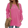 Fantaslook V Neck Sweatshirts for Women Casual Long Sleeve Tops Oversized Sweatshirt With Pockets