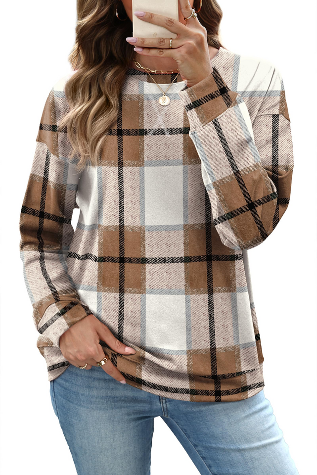 Fantaslook Pullover Sweatshirts for Women Crewneck Long Sleeve Shirts Casual Tunic Tops Fall Clothes