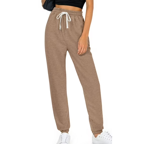 Fantaslook Casual Womens Sweatpants Lounge Travel Pants Elastic Waist Drawstring Joggers with Pockets Athletic Outfits