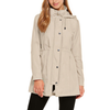 Fantaslook Fall Jackets for Women Hooded Windbreaker Water-Resistant Long Coat Outdoor Trench Coat with pockets