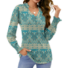 Fantaslook Womens Tops Dressy Blouses V Neck Puff Long Sleeve Tunic Tops Button Fall Shirts