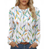 Fantaslook Women Tunic Tops Casual Long Sleeve Shirts Crew Neck Fall Tops Basic Tees Floral Dressy Blouses