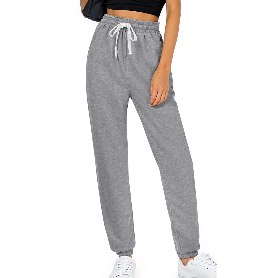 Fantaslook Casual Womens Sweatpants Lounge Travel Pants Elastic Waist Drawstring Joggers with Pockets Athletic Outfits