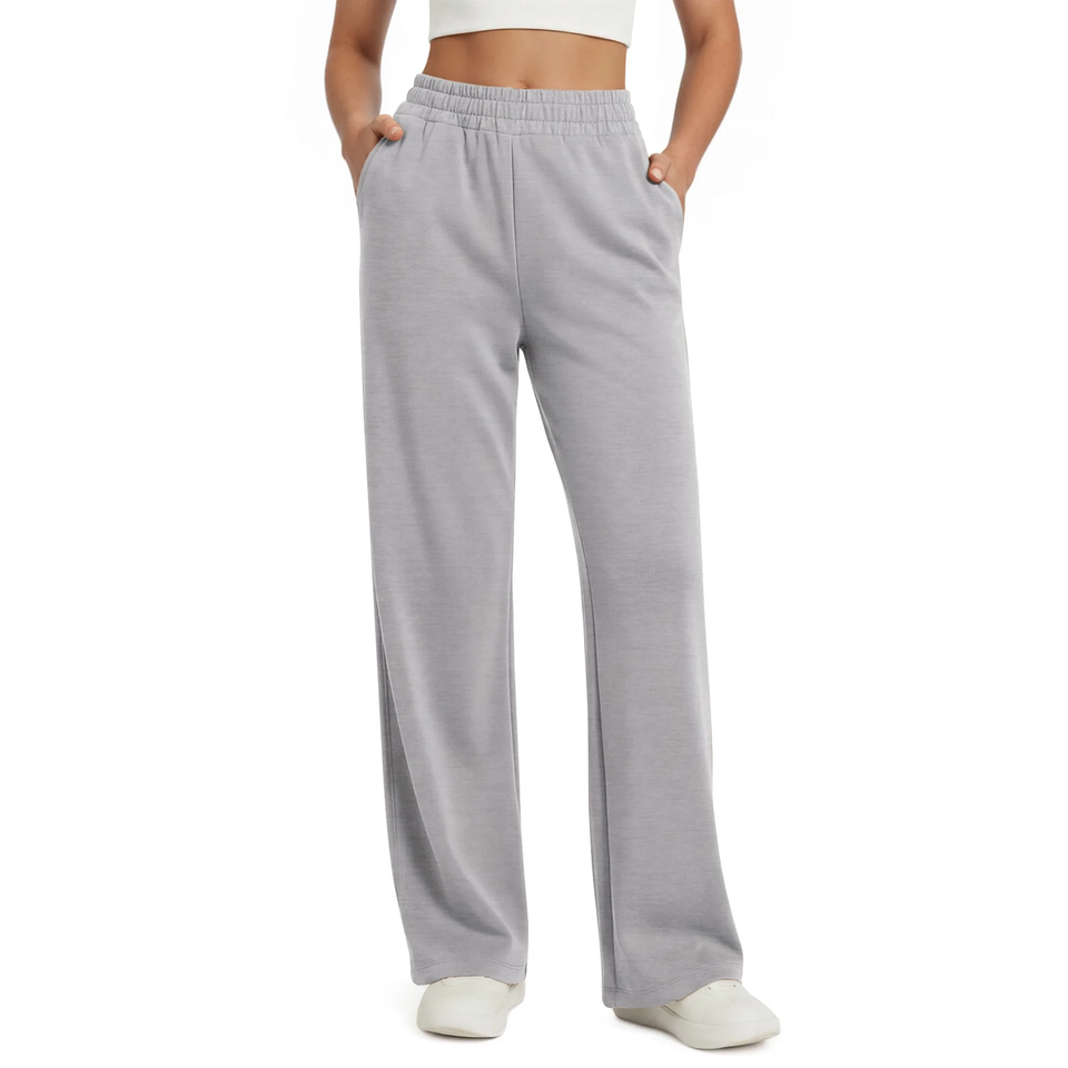 Fantaslook Womens Wide Leg Pants with Pockets High Waisted Casual Lounge Pants Work Office Pants
