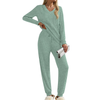 Fantaslook Womens Pajamas Sets Long Sleeve Shirts and Drawstring Pants With Pockets Two Piece Lounge Sets Fall Oufits