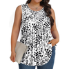 Fantaslook Plus Size Tank Tops for Women Tunic Sleeveless Shirts Dressy Casual Floral Blouses Loose Summer Tops