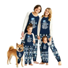 Fantaslook Christmas Pajamas Sets for Family Long Sleeve Tops and Plaid Pants Holiday Couples Lounge Sets Casual Festival Outfits-Women