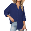 Fantaslook Womens Button Down Shirts Lapel Long Sleeve Blouses Business Work Shirt Dressy Casual Collared Tops