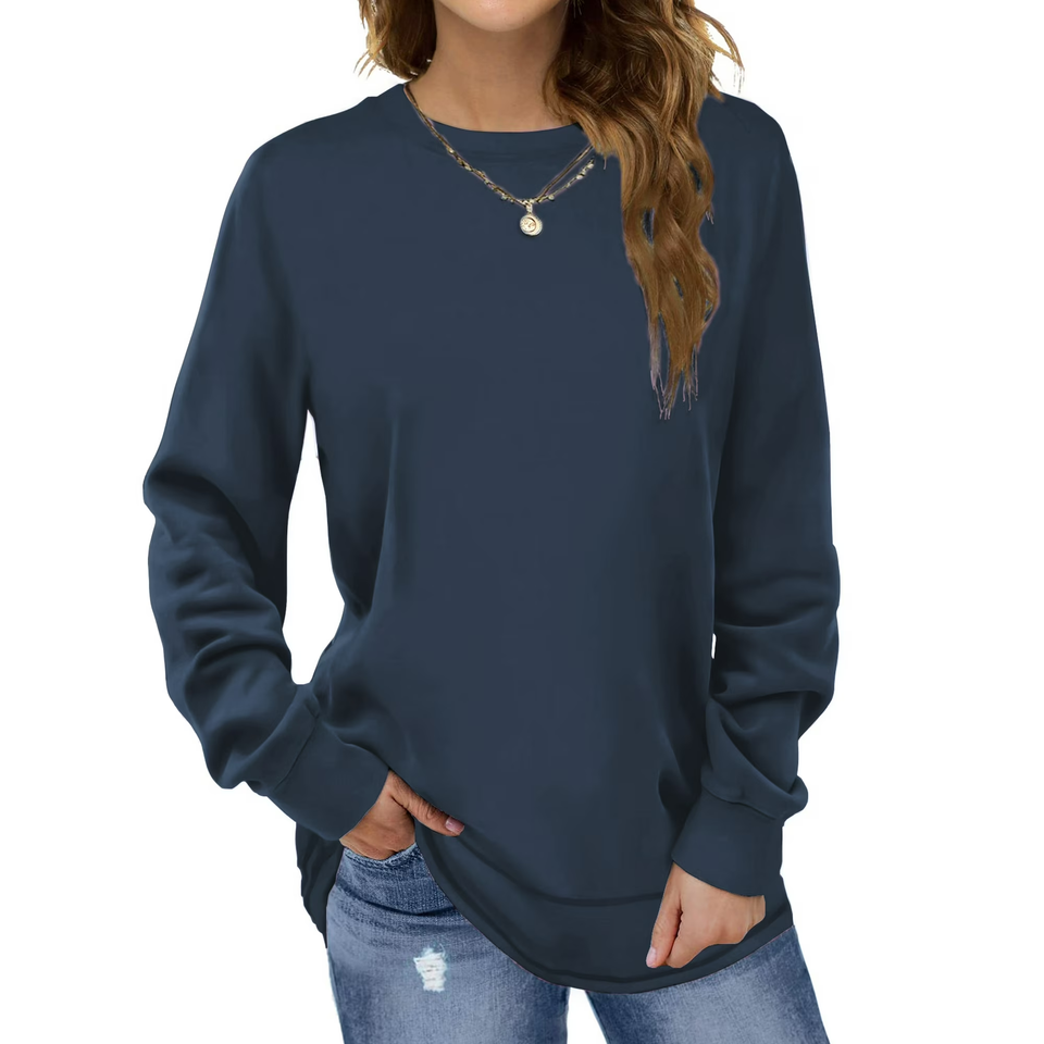 Fantaslook Sweatshirts for Women Crewneck Casual Long Sleeve Shirts Tunic Tops