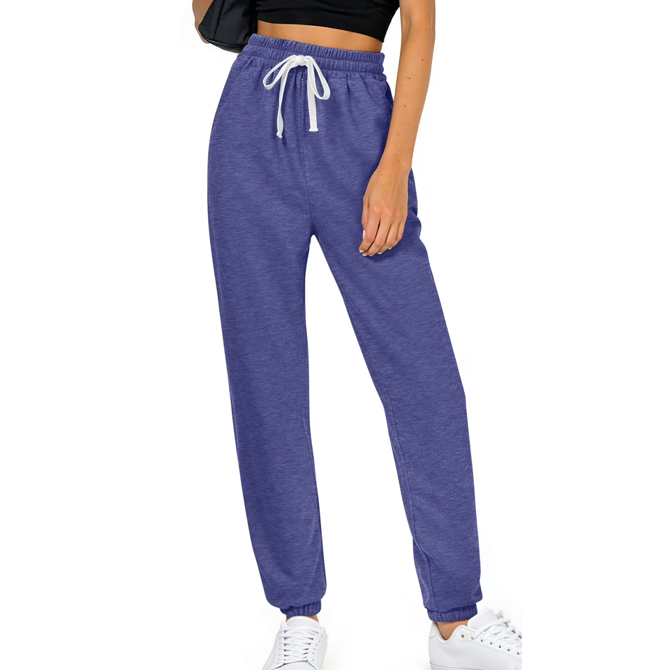 Fantaslook Casual Womens Sweatpants Lounge Travel Pants Elastic Waist Drawstring Joggers with Pockets Athletic Outfits