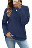 Fantaslook Pullover Sweatshirts for Women Crewneck Long Sleeve Shirts Casual Tunic Tops Fall Clothes