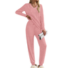 Fantaslook Womens Pajamas Sets Long Sleeve Shirts and Drawstring Pants With Pockets Two Piece Lounge Sets Fall Oufits