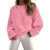 Fantaslook Sweaters for Women Oversized Crewneck Long Sleeve Chunky Knit Pullover Sweaters Tops Trendy Fall Outfits