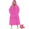 Fantaslook Wearable Blanket Hoodie Sweatshirt for Women and Men, Warm and Cozy Blanket Hoodie, Flannel Blanket with Sleeves and Giant Pocket