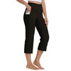 Rosvigor Womens Yoga Capris Pants High Waist Leggings Woman Workout Pants Straight Leg with Pockets