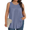 Fantaslook Plus Size Tank Tops for Women Tunic Sleeveless Shirts Dressy Casual Floral Blouses Loose Summer Tops