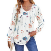 Fantaslook Long Sleeve Shirts for Women Fall Tops Dressy Casual Blouses Pleated V Neck Tunic Tops